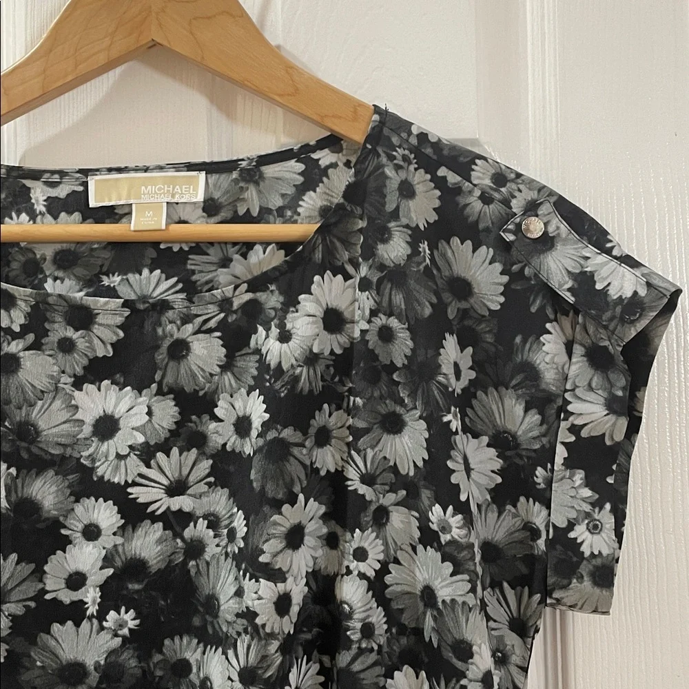 Michael Kors Daisy-Printed Blouse (M)